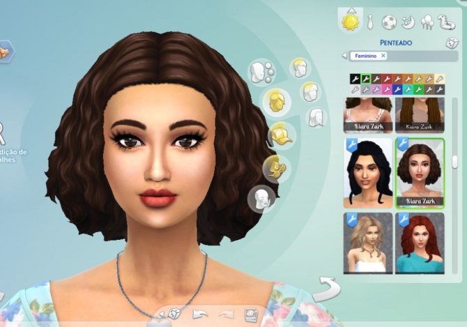 Funny Twists hair at My Stuff » Sims 4 Updates