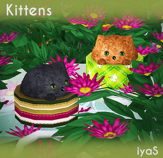 Sims 4 Kittens deco at Soloriya