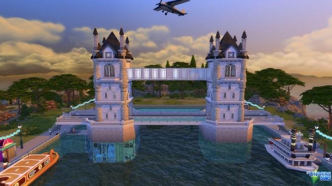 Sims 4 Tower Bridge by Millyraspberry21 at L’UniverSims