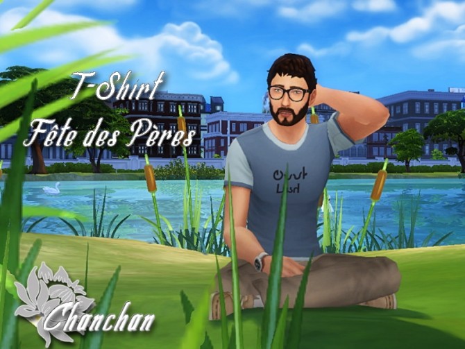 Sims 4 Fathers day t shirt by Chanchan24 at Sims Artists