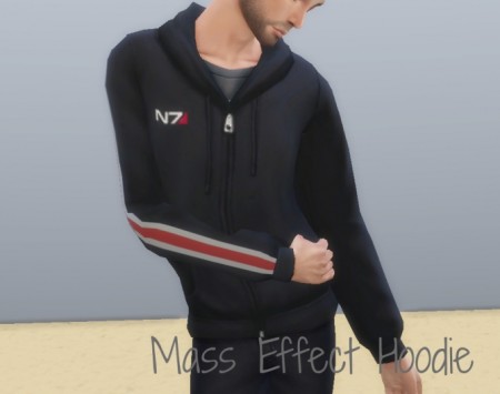 Mass Effect Hoodie BroShep by Innamode at Mod The Sims