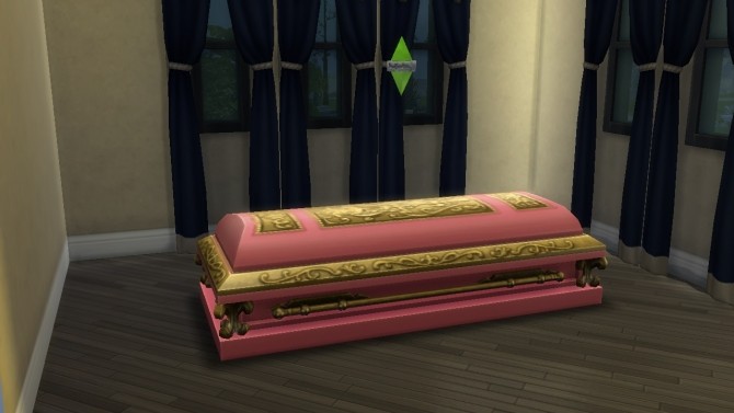 Sims 4 Teen Vampire Coffin by VictorialaRidge at Mod The Sims
