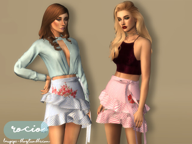 Sims 4 Rocio skirt at Laupipi