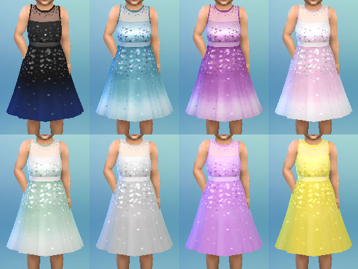 Sims 4 Holiday Dress for Toddlers at My Stuff