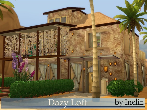 Sims 4 Dazy Loft by Ineliz at TSR