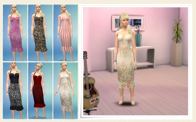 Sims 4 Hafuhga’s Roaring Dress at Birksches Sims Blog