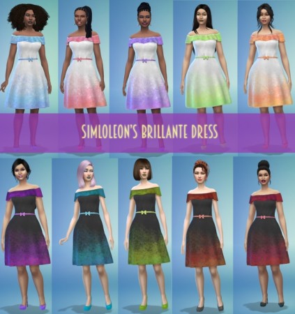 Brillante Dress Pack by Uberkid at Mod The Sims