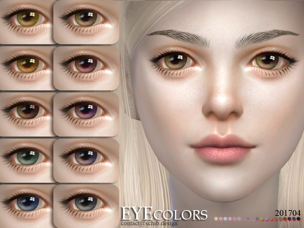 Sims 4 Eyecolor 201704 by S Club LL at TSR