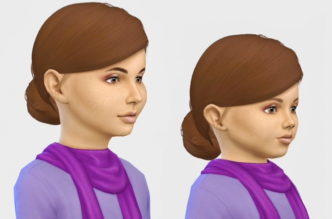 Simpliciaty Sasha Hair Conversion Kids Toddlers At Simiracle Sims 4 ...