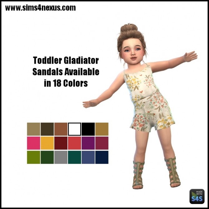 Sims 4 Toddle Like A Gladiator by SamanthaGump at Sims 4 Nexus