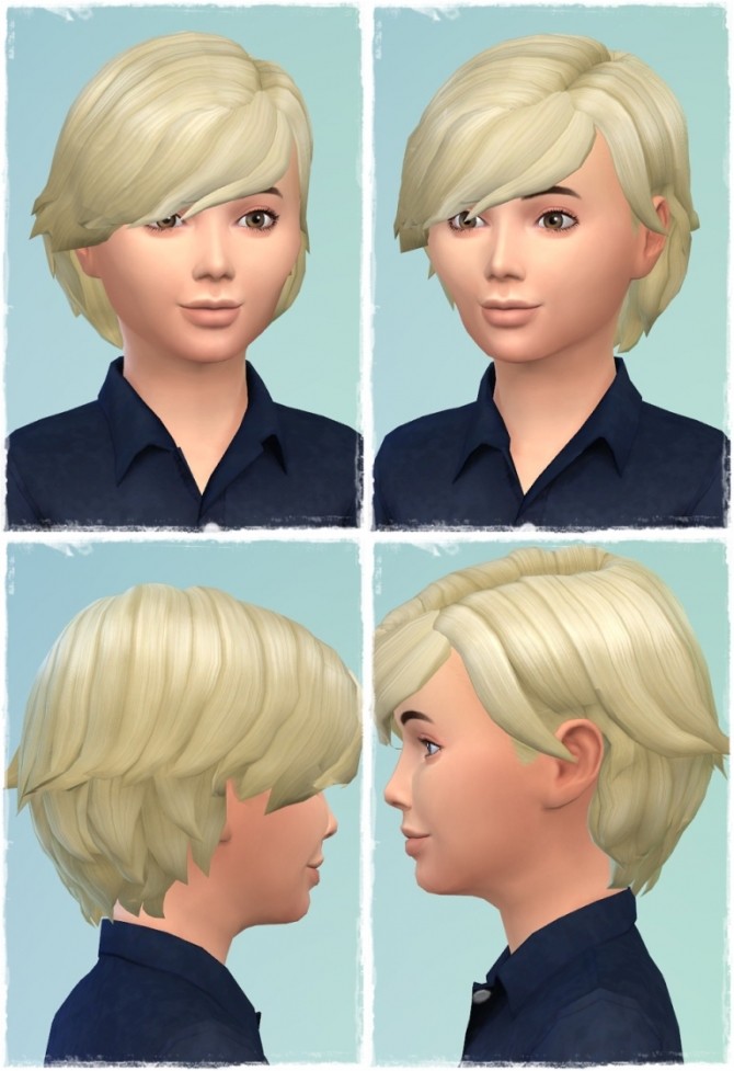 Sims 4 Boy’s SidePlay Hair at Birksches Sims Blog