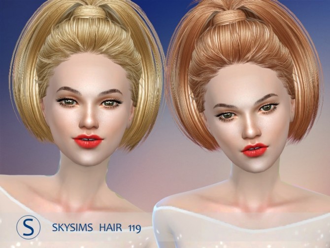 Sims 4 Hair 119 by Skysims (Pay) at Butterfly Sims