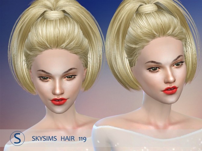 Sims 4 Hair 119 by Skysims (Pay) at Butterfly Sims