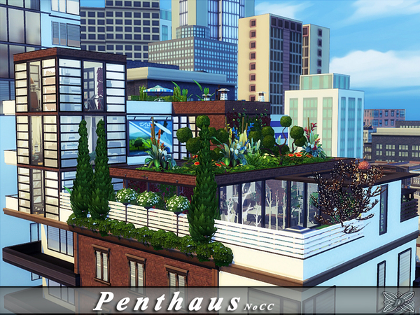 Sims 4 Penthouse by Danuta720 at TSR