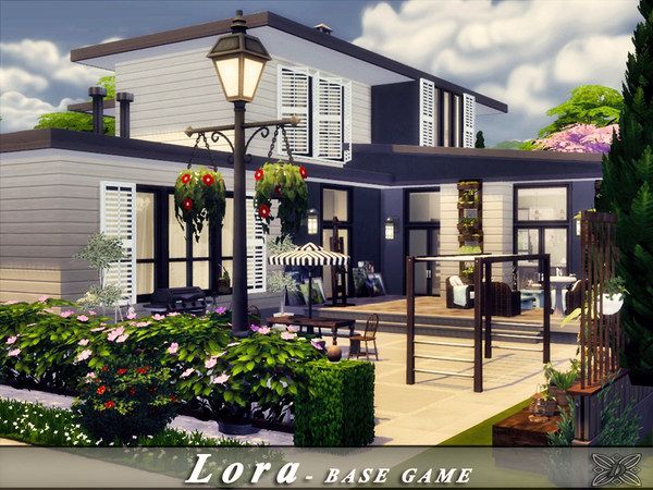 Sims 4 Lora house by Danuta720 at TSR