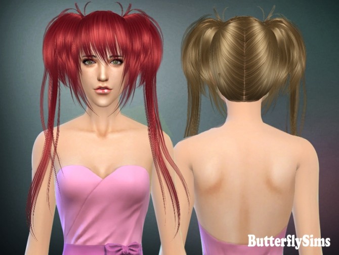 Sims 4 Hair 022 no hat by YOYO (free) at Butterfly Sims
