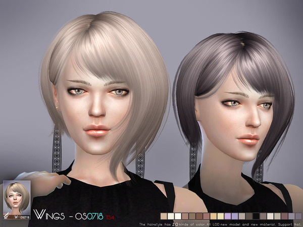 Sims 4 OS0718 hair by wingssims at TSR