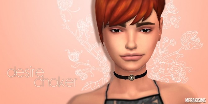 Sims 4 Desire choker at Merakisims