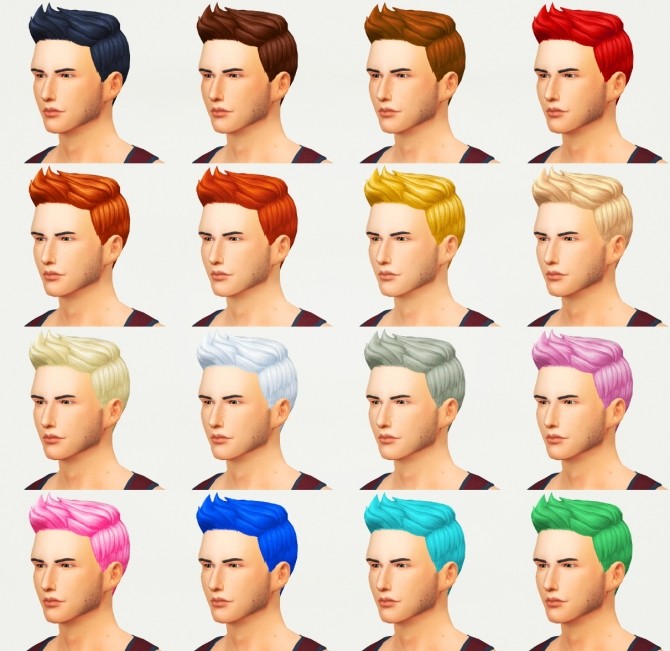 Sims 4 Markus hair at KotCatMeow