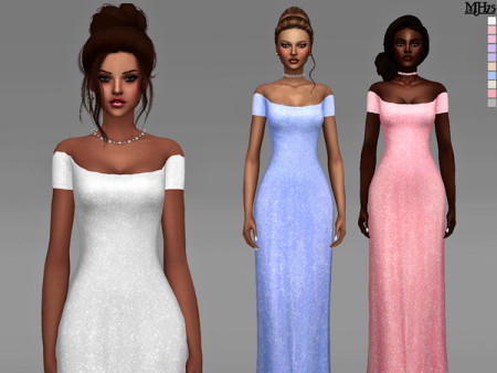 Jessica Dress by Margeh-75 at TSR » Sims 4 Updates
