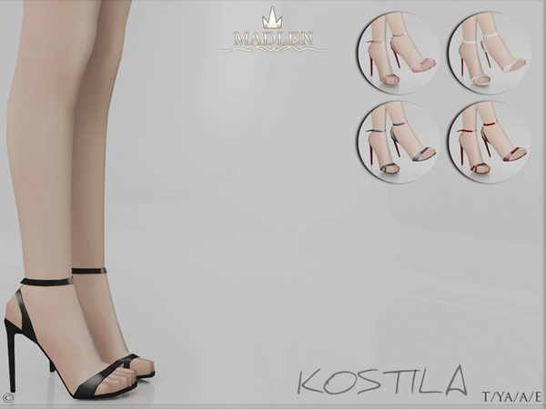 Sims 4 Madlen Kostila Shoes by MJ95 at TSR