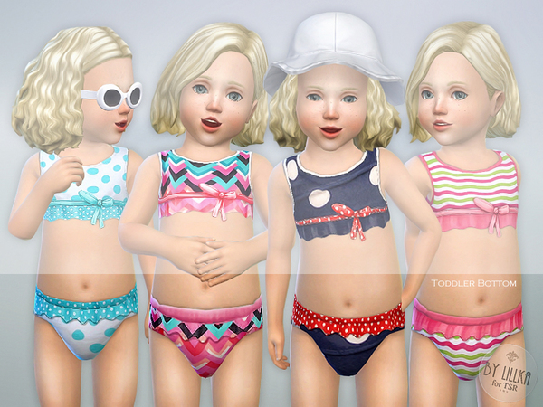 Sims 4 Toddler Bikini Set P01 by lillka at TSR