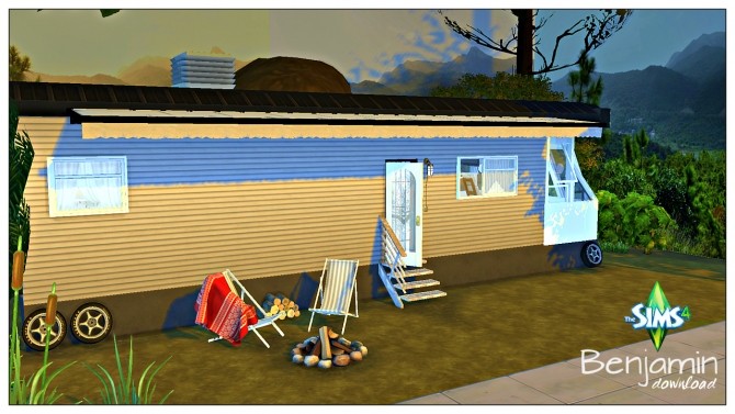 Sims 4 Benjamin Recreational Vehicle by Rissy Rawr at Pandasht Productions