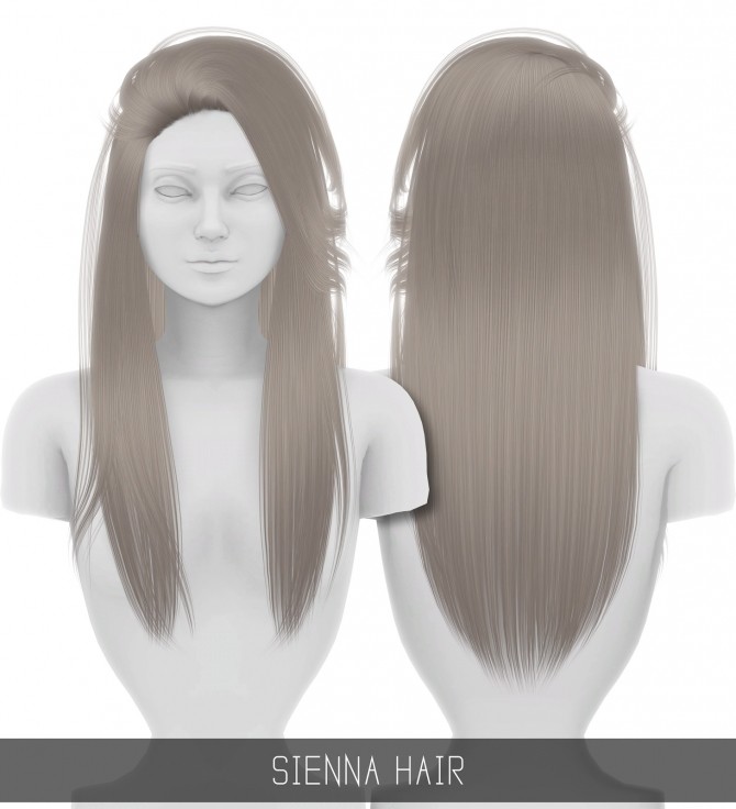 Sims 4 SIENNA HAIR at Simpliciaty