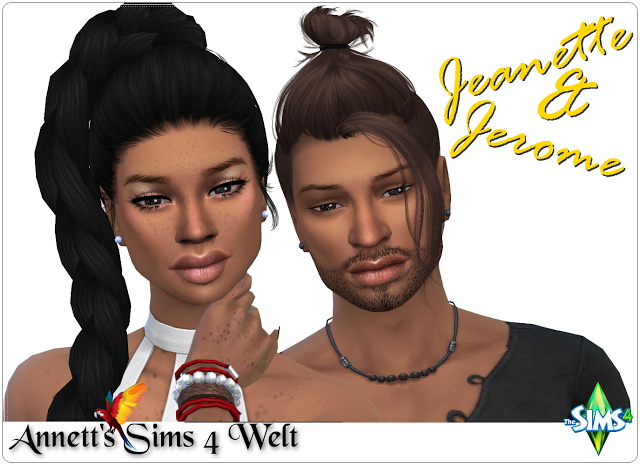Sims 4 Jeanette & Jerome at Annett’s Sims 4 Welt