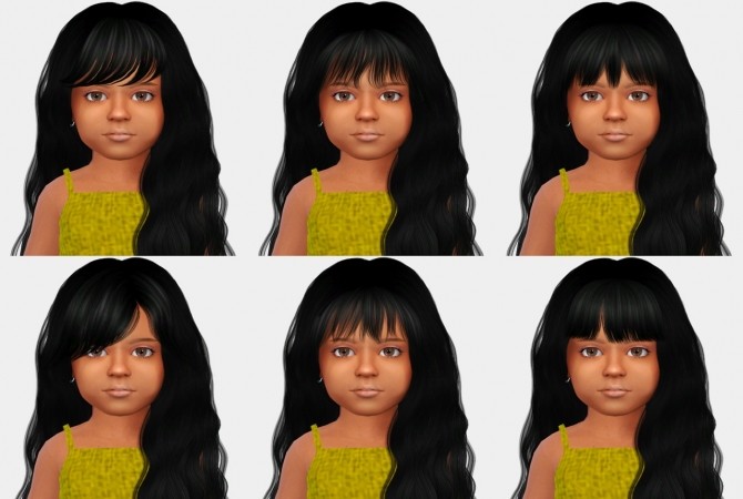 Sims 4 Bangs For Toddlers at Simiracle