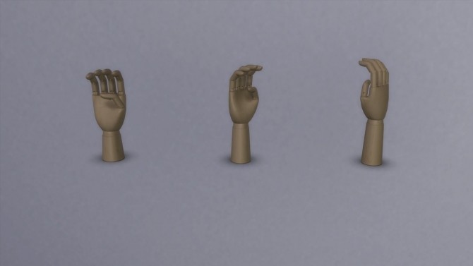 Sims 4 Wooden Hand at Meinkatz Creations