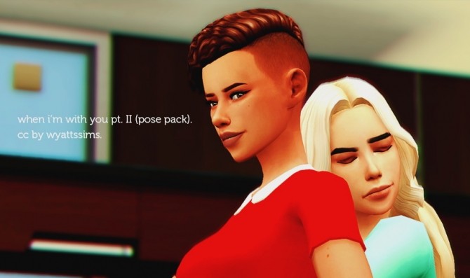 Sims 4 WHEN I’M WITH YOU PT. II POSE PACK at Wyatts Sims