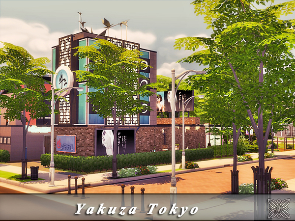 Sims 4 Yakuza Tokyo Spa by Danuta720 at TSR