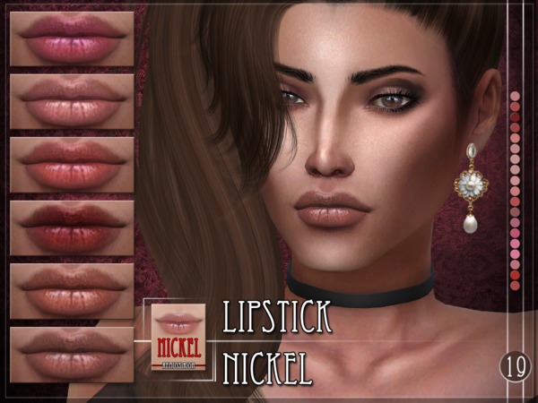 Sims 4 Nickel Lipstick by RemusSirion at TSR
