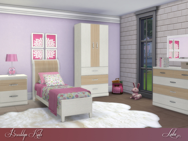 Sims 4 Brooklyn Kids bedroom by Lulu265 at TSR