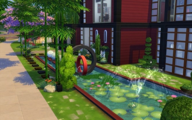 Sims 4 Kazoku house by Bloup at Sims Artists