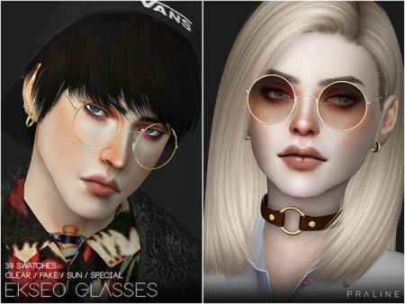 EKSEO Glasses by Pralinesims at TSR » Sims 4 Updates