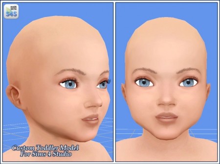 Custom Toddler Model (for creators) at Sims 4 Studio