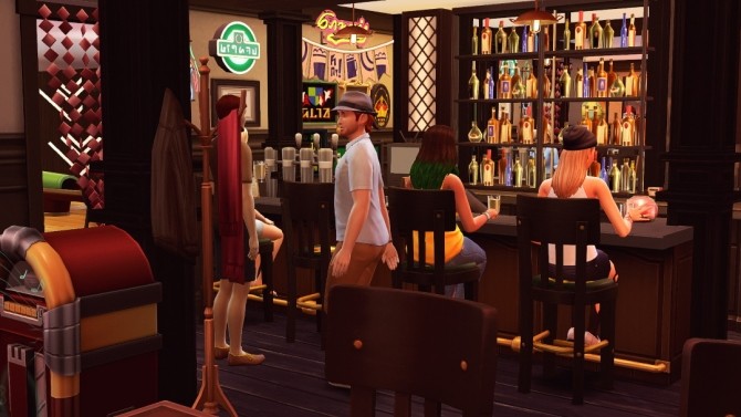 Sims 4 Cooper’s Bar & Bowling Alley at Jenba Sims