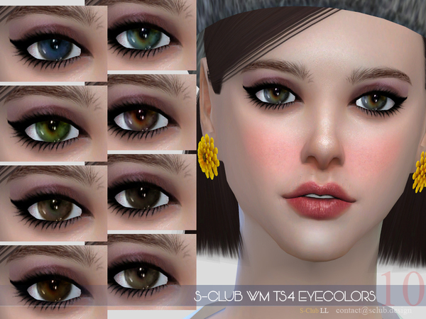 Sims 4 Eyecolors 201710 by S Club WM at TSR