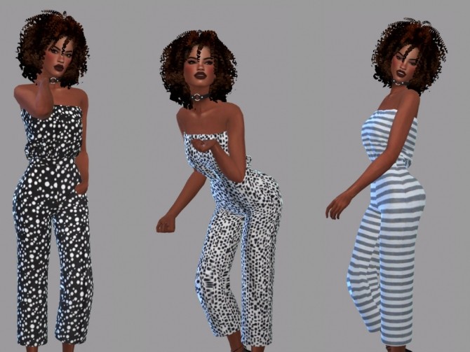 Sims 4 Tube Jumpsuit Recolor at Teenageeaglerunner