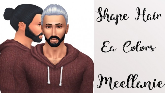 Sims 4 Overall and hair retextures at Meellanie