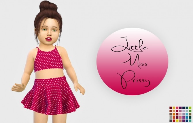 Sims 4 Pixelicecreamz Little Miss Prissy Hair Recolor at Simiracle