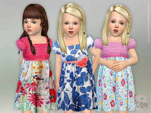 Sims 4 Toddler Dresses Collection P31 by lillka at TSR