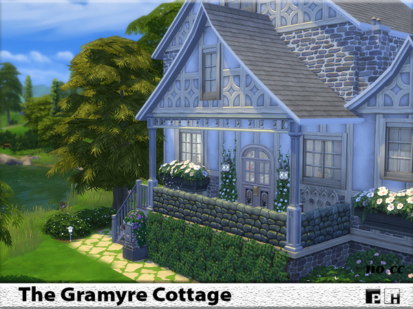 Sims 4 The Gramyre Cottage by Pinkfizzzzz at TSR