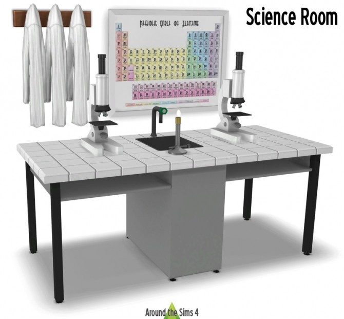 Sims 4 Science Room by Sandy at Around the Sims 4
