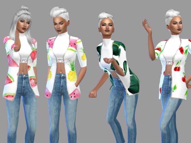 Sims 4 Pandora Cardigan Recolor at Teenageeaglerunner
