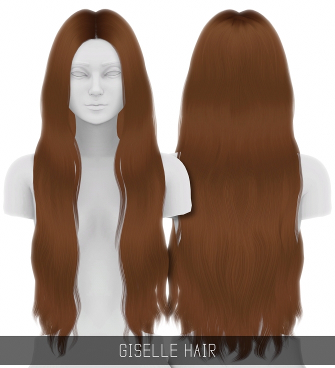 GISELLE HAIR at Simpliciaty » Sims 4 Updates