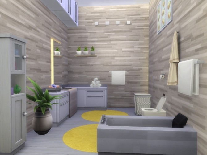 Sims 4 Modern Sunshine house by Lenabubbles82 at Mod The Sims