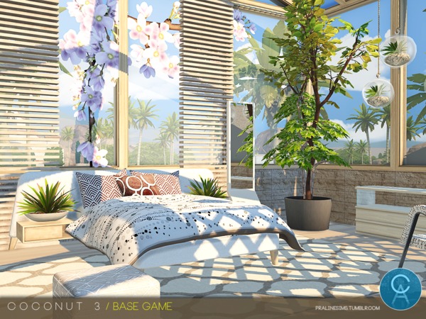 Sims 4 Coconut 3 house by Pralinesims at TSR